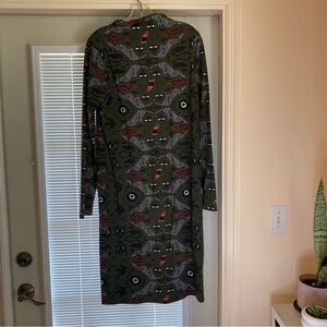 NOOWORKS Demi dress, Black Swan print, size L